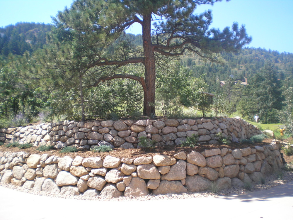 Broadmoor Boulder | Terrace | Plantings