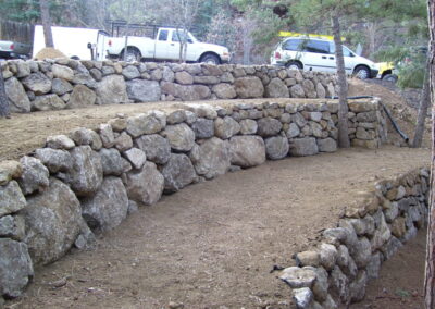 Broadmoor Boulder Retaining Wall