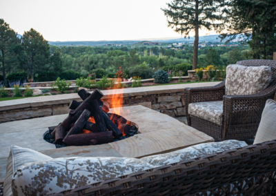 Fire Pit | Metal Logs