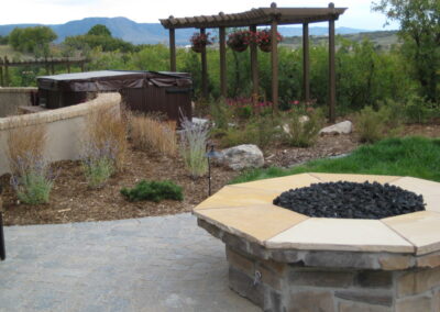 Flagstone | Fire Pit | Paver | Pergola