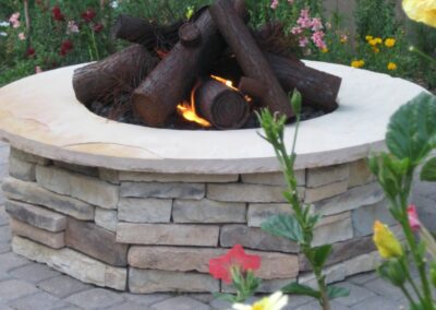 Fire Pit | Metal Logs