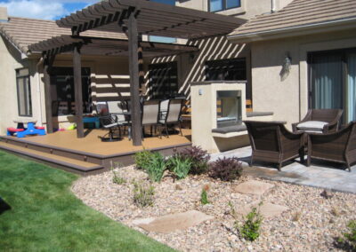 Deck | Pergola | Fireplace