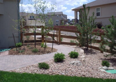 Pavers | Path | Rock Mulch