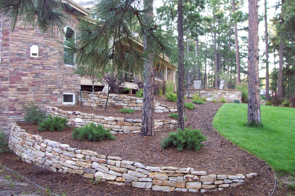 Siloam Stone Retaining Wall