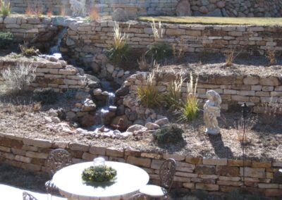 Water Feature | Siloam Retaining Wall | Terrace